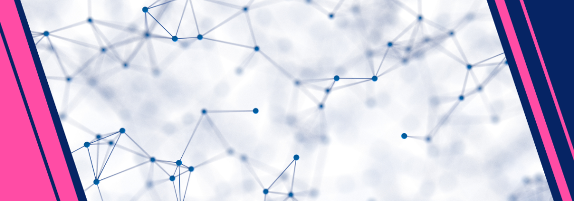 Visualization of molecules on a off white background